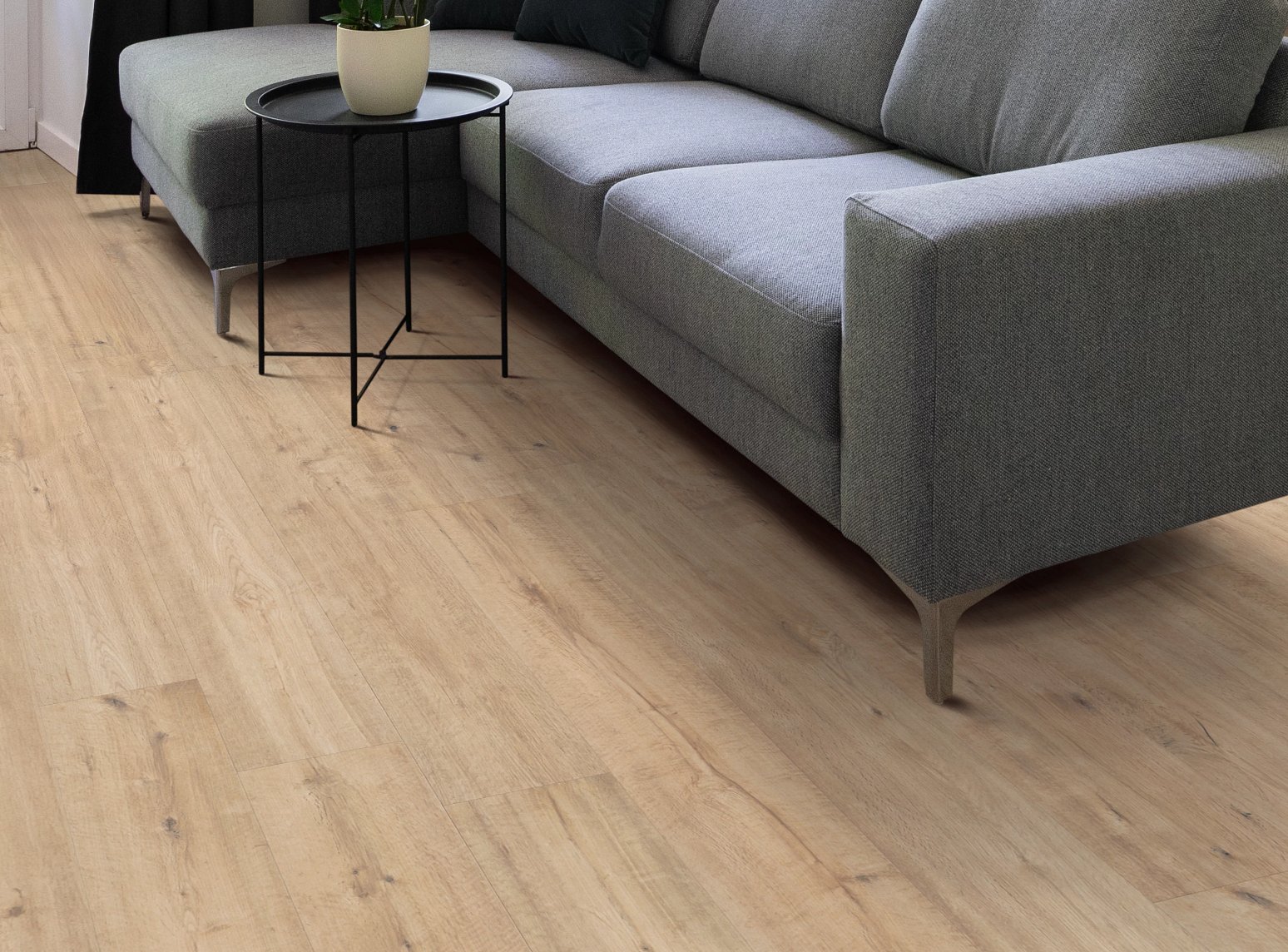 Luxury vinyl plank flooring in Gastonia NC kitchen with waterproof finish