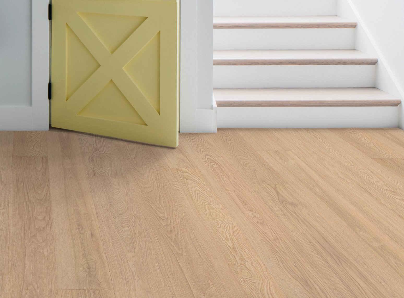 Laminate wood-look flooring installed in a Gastonia NC home office or den